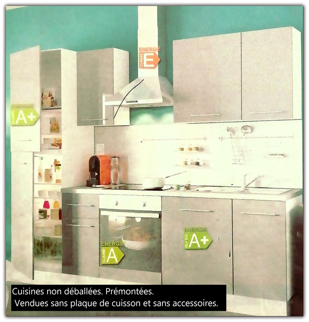 9 CUISINES ASTRAL &Eacute;QUIP&Eacute;ES PR&Eacute;MONT&Eacute;ES, non D&eacute;ball&eacute;es: L2,65 Cuisine