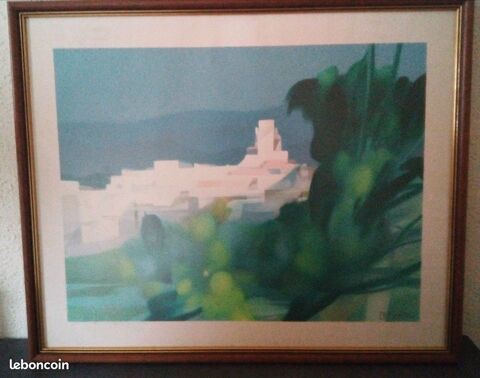 peinture de Freddy Defossez village grec 0 Villeneuve-le-Roi (94)