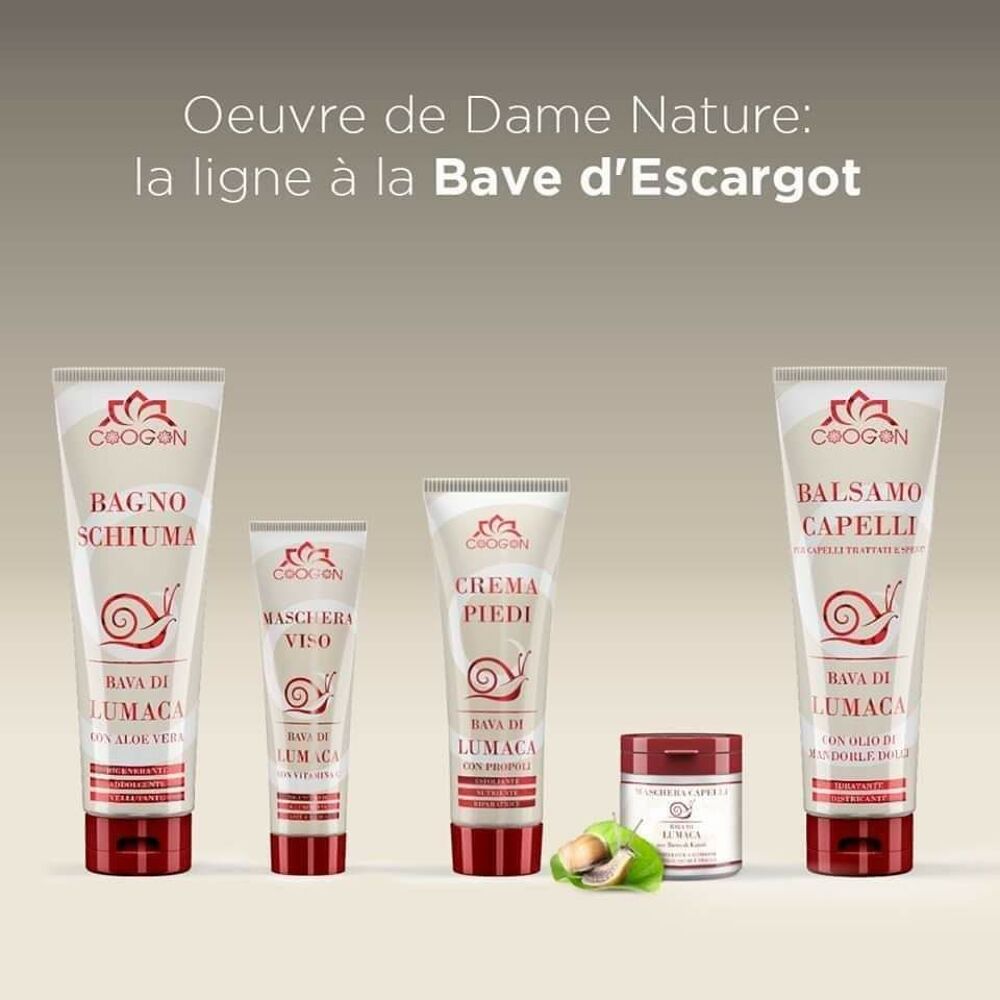 produits cosm&eacute;tiques la Gamme &agrave; base escargot %100 bio. Maroquinerie