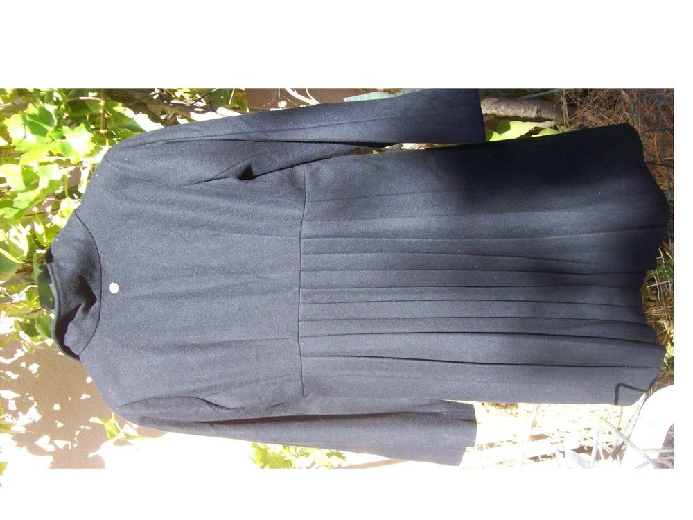 MANTEAU NOIR - tr&egrave;s bonne qualit&eacute; - (36) 38 - Vêtements