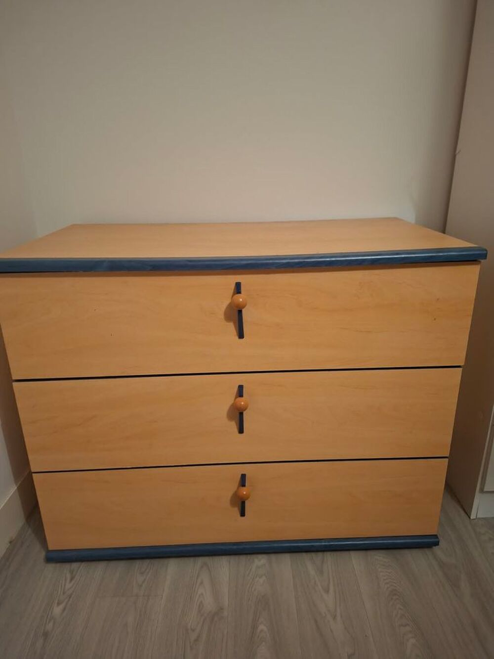Commode en bois 3 tiroirs / vintage Meubles