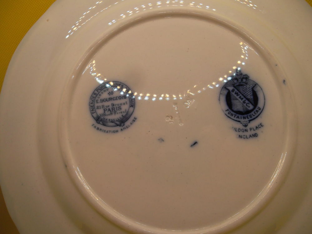 assiette e bourgeois fontainebleau 20 cm Décoration