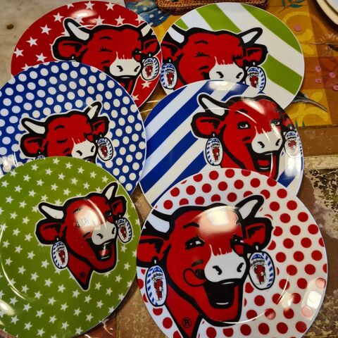 6 assiettes � fromage collector 45 Vasles (79)