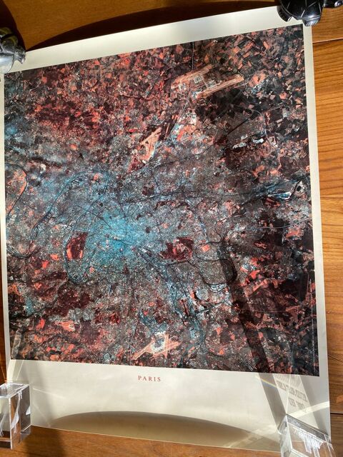 vue satellite Paris avec a�roports photographie 20 Cr�teil (94)