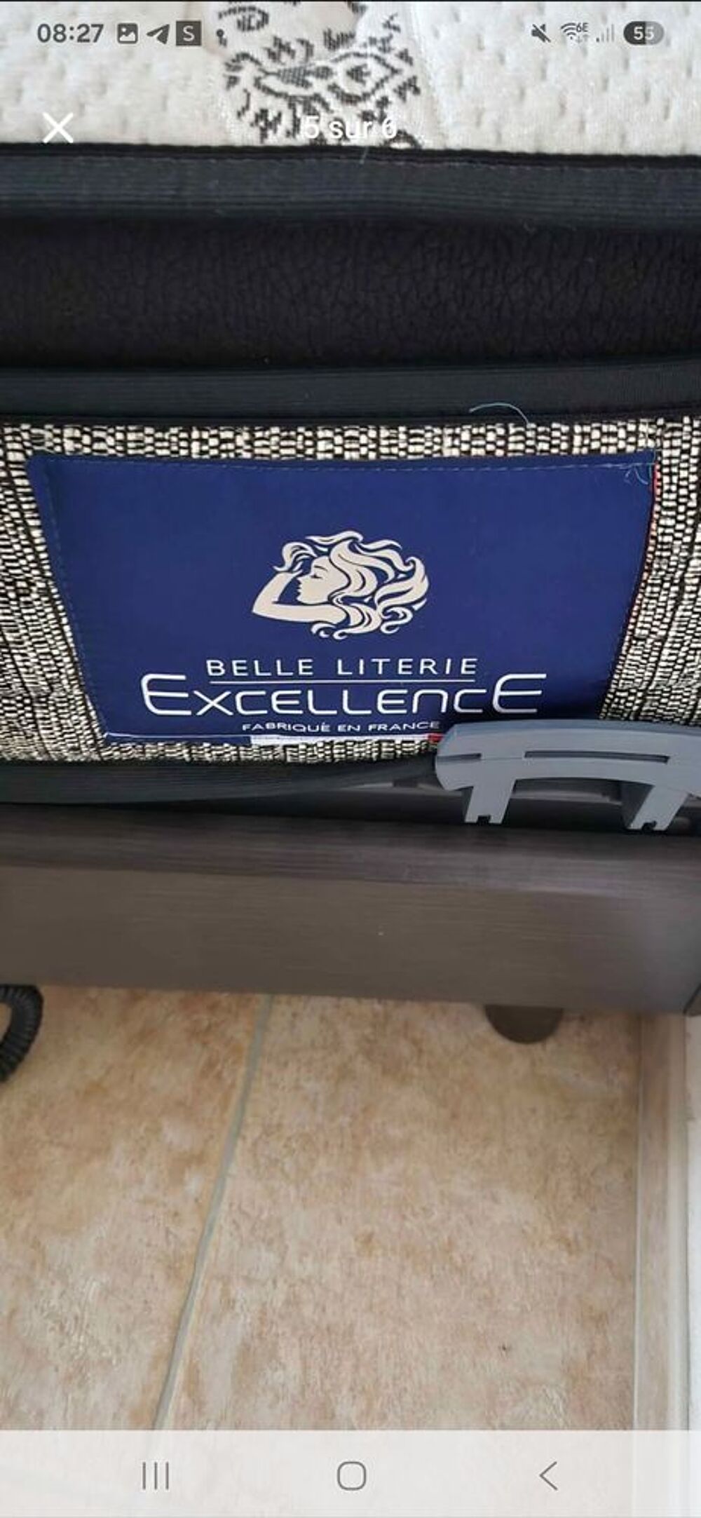 Lit &eacute;lectrique avec matelas 1 pers 90x200 Meubles