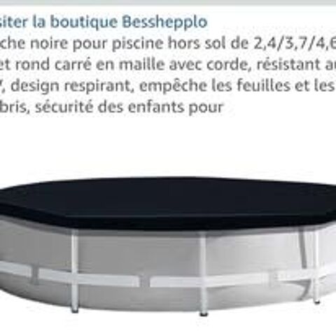 Bâche noire, 2,40m neuve, Courrières (62)