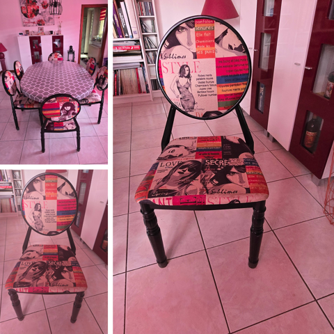 Table extensible salle � manger + 6 chaises originales Haguenau (67)