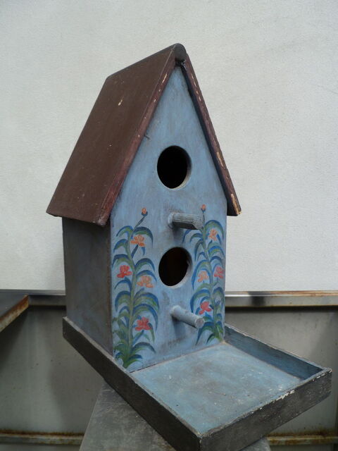 Ide cadeau de Nol Grand Nichoir peint main 25 Sales (74)