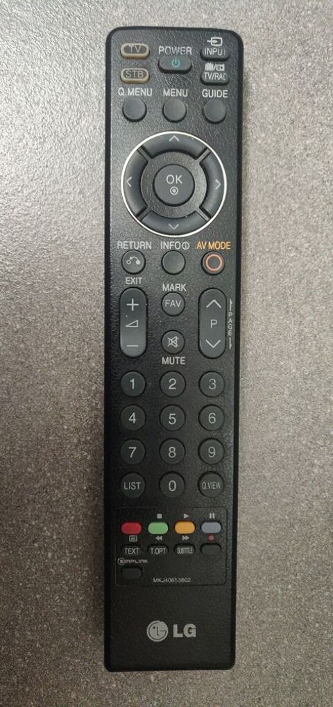 T�l�commande LG MKJ40653802 occasion bon �tat 10 Villecresnes (94)