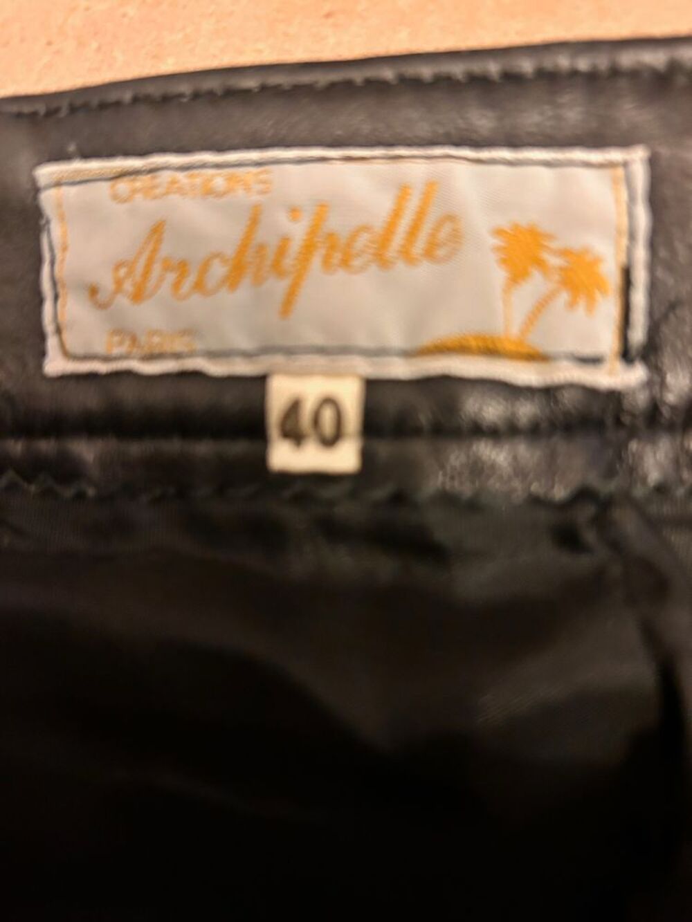 Pantalon cuir Vêtements