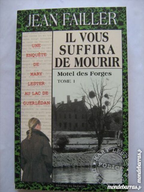 MARY LESTER N 33 IL VOUS SUFFIRA DE MOURIR  tome1 2 Brest (29)