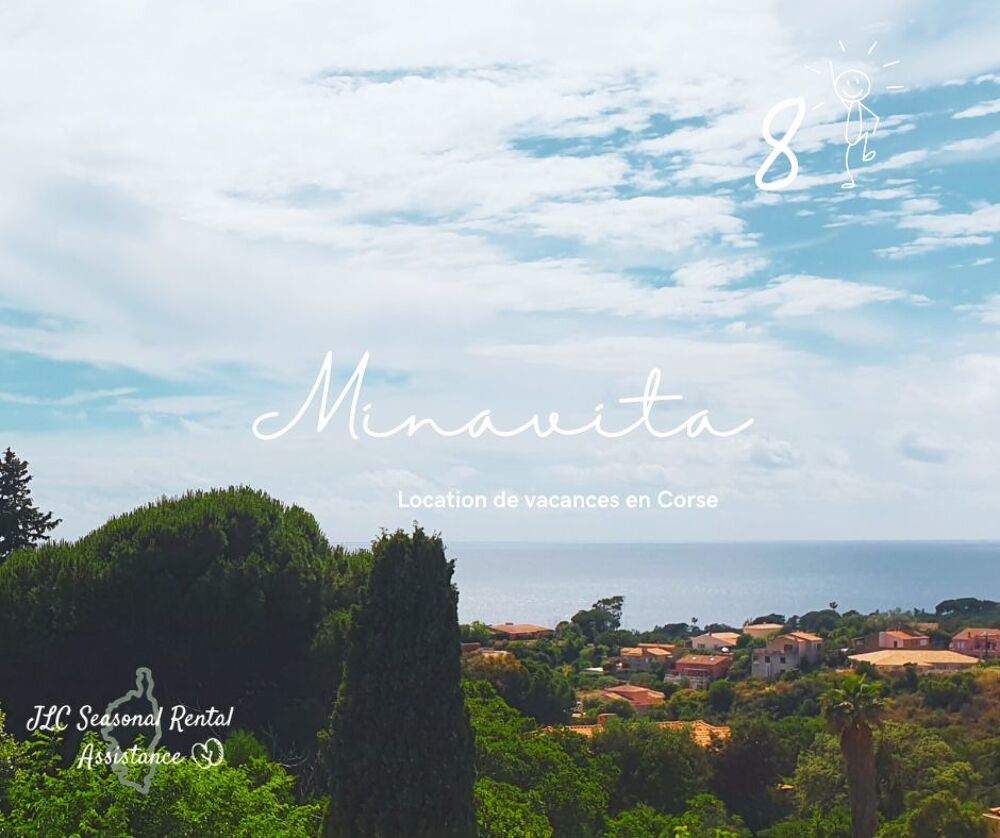   Maison de vacances Minavita en Corse,Vue mer et Plage à pied Corse, Pietrosella (20166)