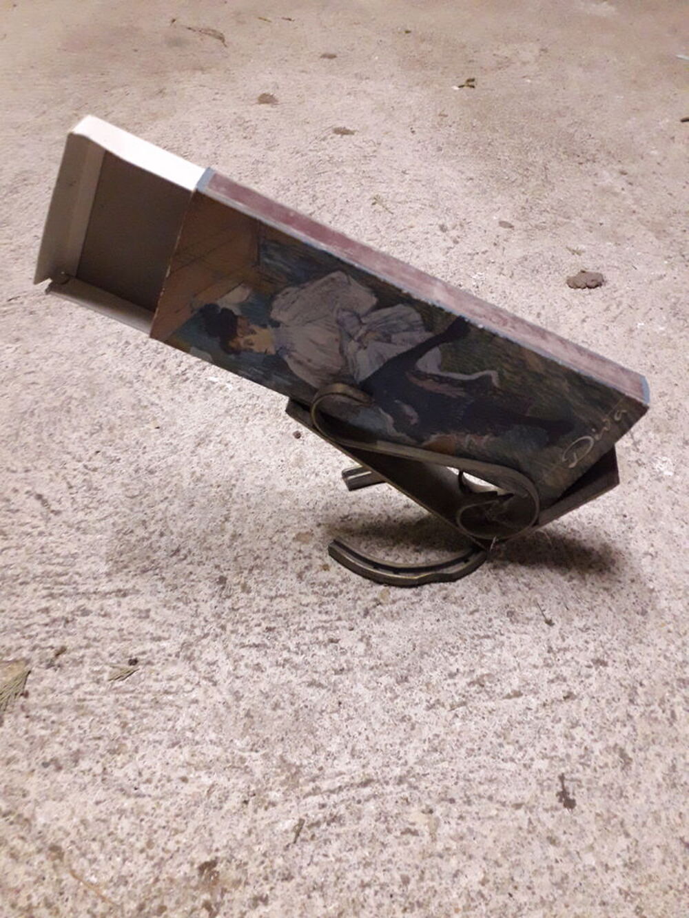 Support allumettes pour chemin&eacute;e D�coration