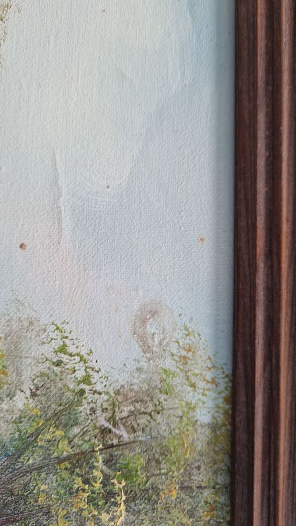 Tableau - peinture sur toile (Un peu endommag&eacute;e) Décoration