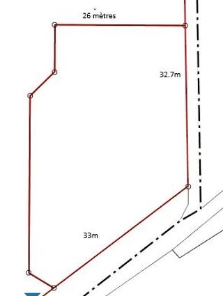  Terrain  vendre 1277 m