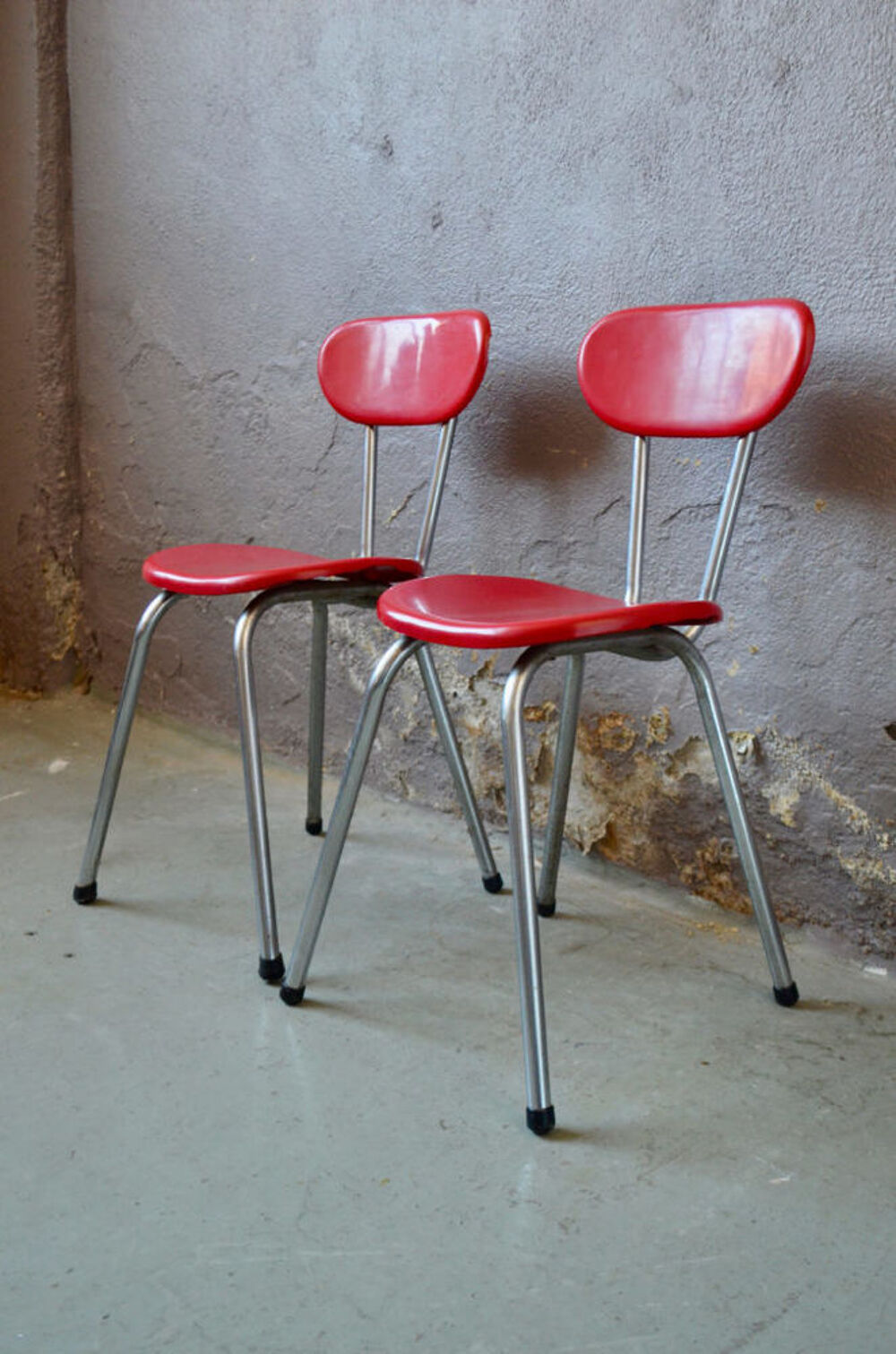 Paire de chaises au design vintage midcentury Meubles