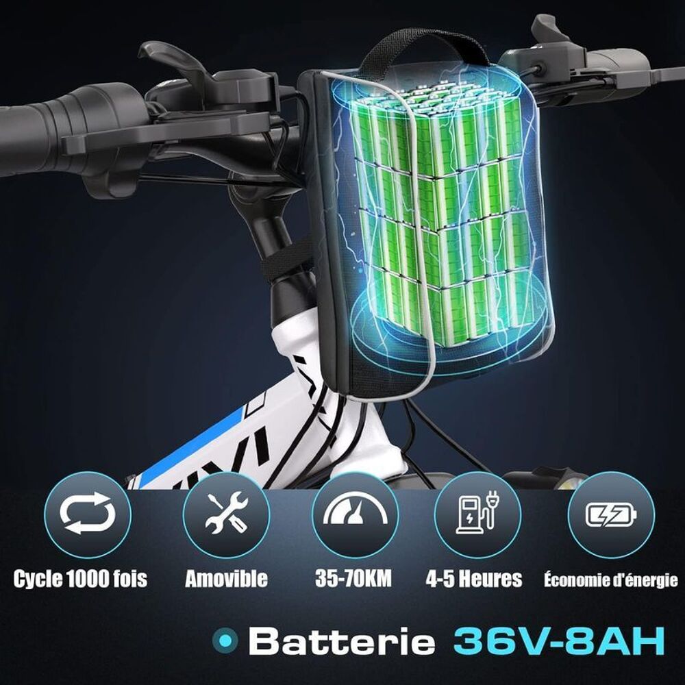 VIVI Velo Electrique Pliable, 26" VTT &Eacute;lectrique 250W V&eacute;lo &Eacute; Vélos