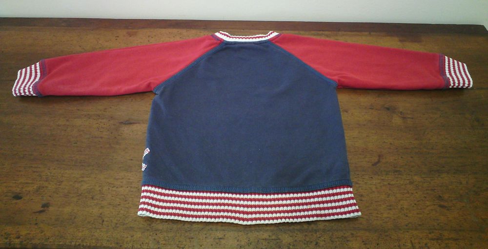 Sweat shirt marin 3 ans Sergent Major - TBE Vêtements enfants