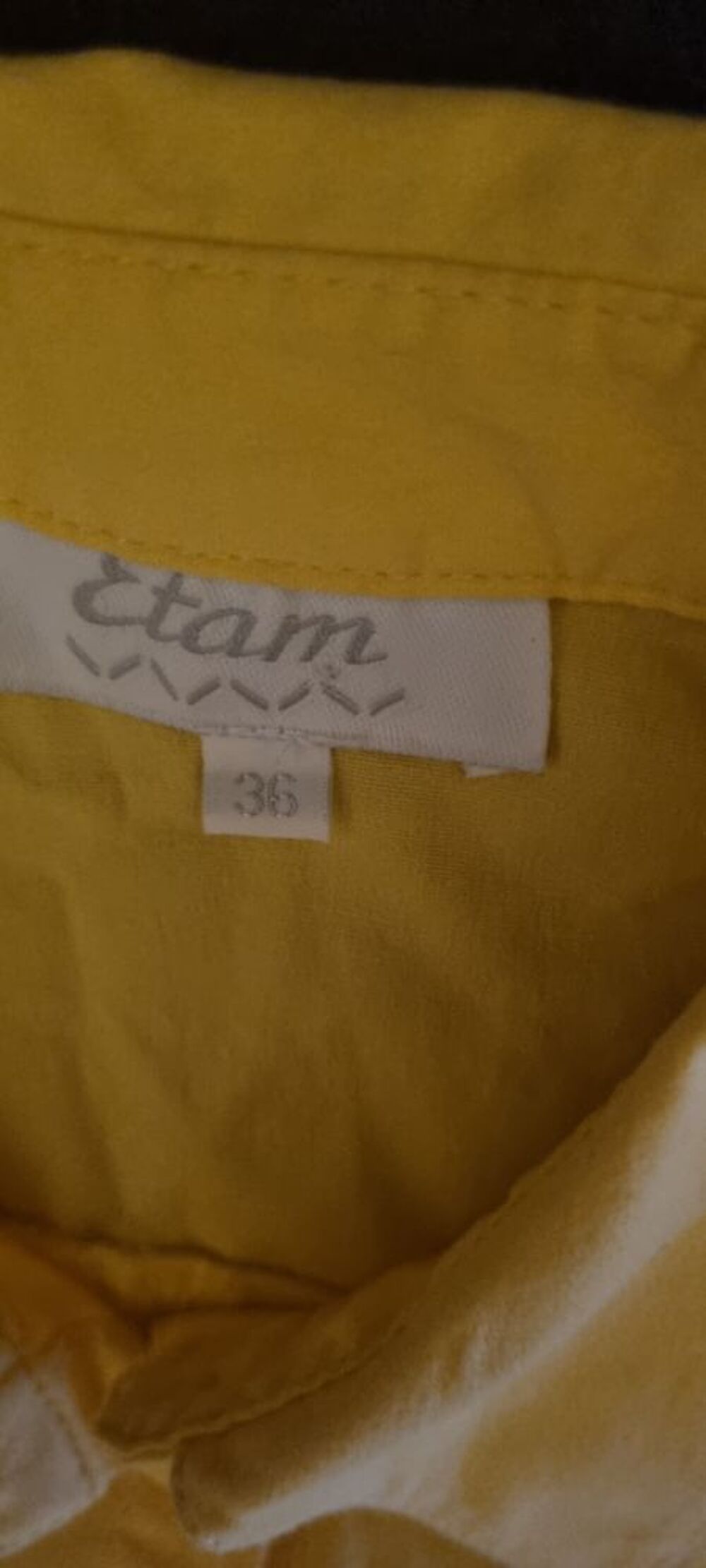 Chemisier manches 3/4 retroussables - Etam - Taille 36 Vtements
