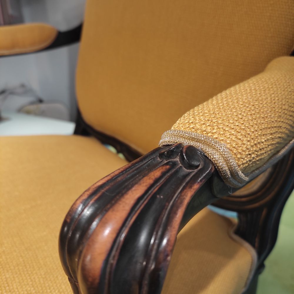 Fauteuil restaur&eacute; style Napol&eacute;on 3 Meubles