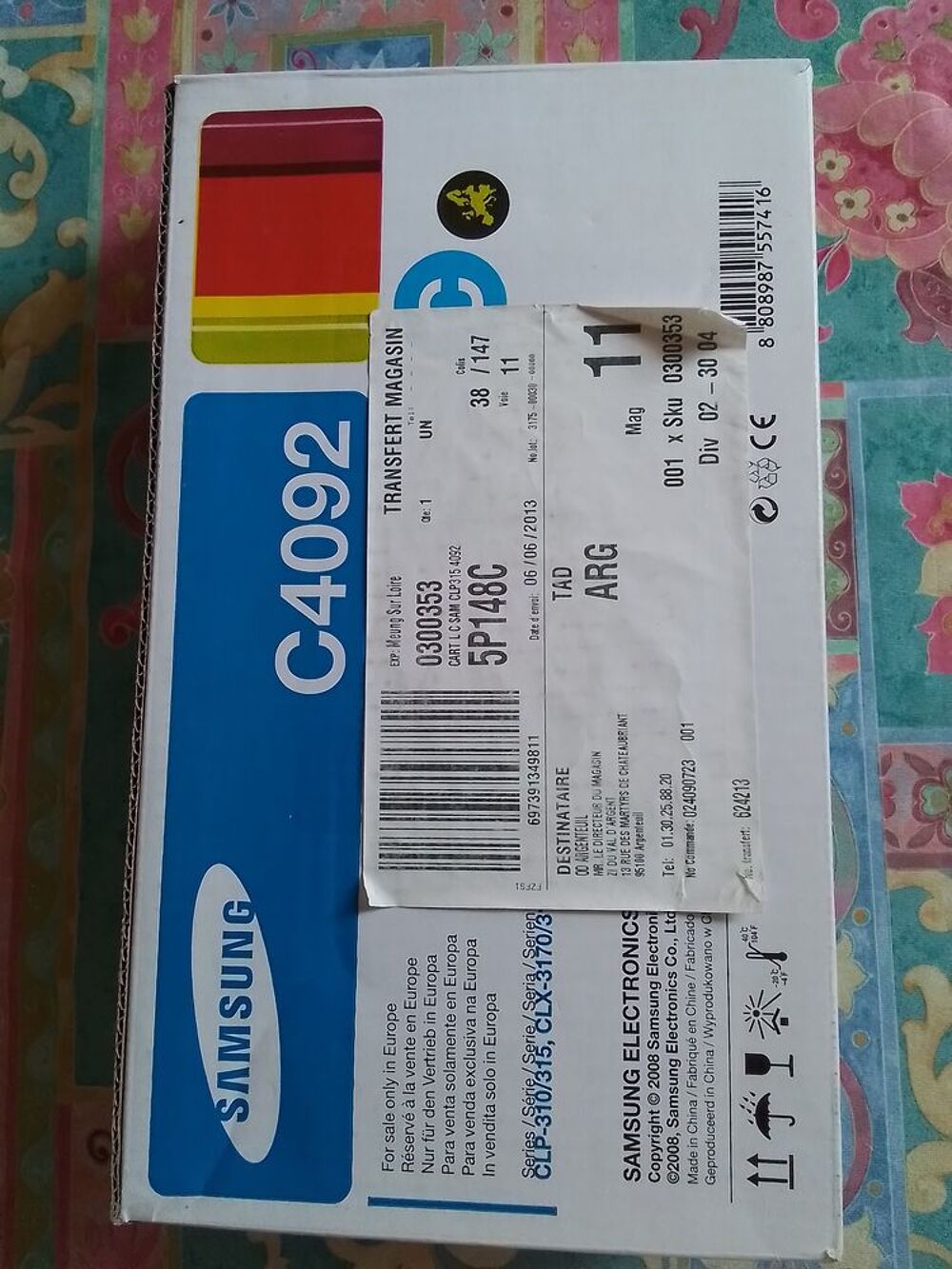 Toner Samsung d origine Neuf pour imprimante Laser Matériel informatique
