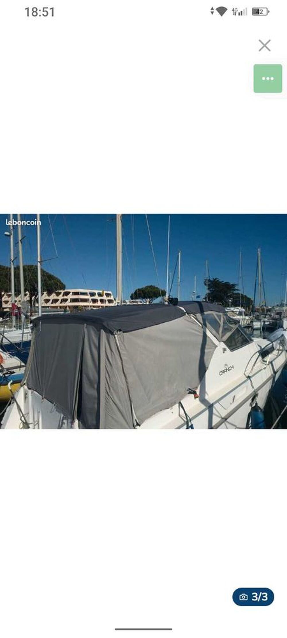 Monocoque 1975 occasion 30240 Port Camargue