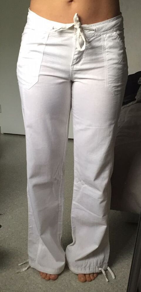 Pantalon femme blanc - T.36 5 Bourg-en-Bresse (01)