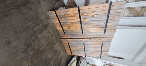 portail en bois
dimensions : 
H 195 L 120 chaque porte 65 Le Pin (77)