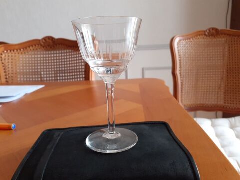 6 VERRES Cristal fin Brou-sur-Chantereine (77)