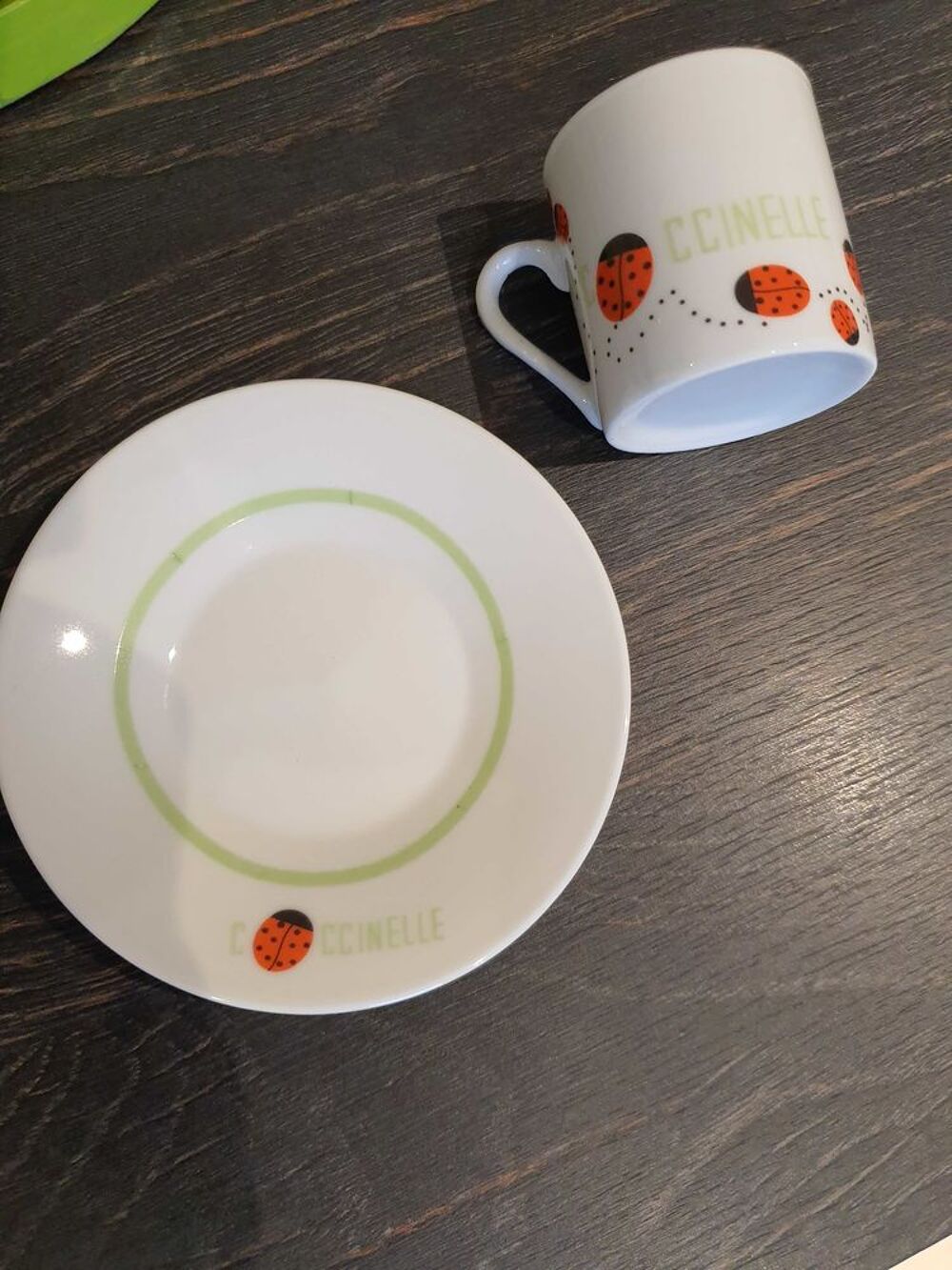 Service &agrave; caf&eacute; Coccinelle 12 pi&egrave;ces Décoration