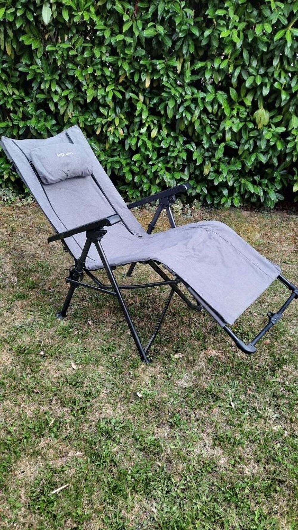 transat en toile pliant Jardin