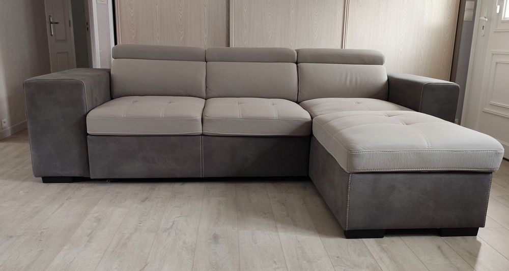 Canap&eacute; grande taille convertible 4-6 places + fauteuil Meubles