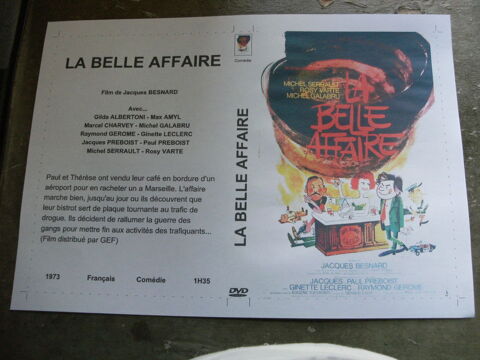 Film :   La belle affaire   40 Saint-Mdard-en-Jalles (33)