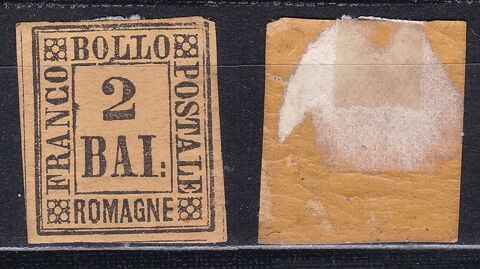 Timbres EUROPE-ITALIE ROMAGNE 1859 YT 3 7 Lyon 5 (69)
