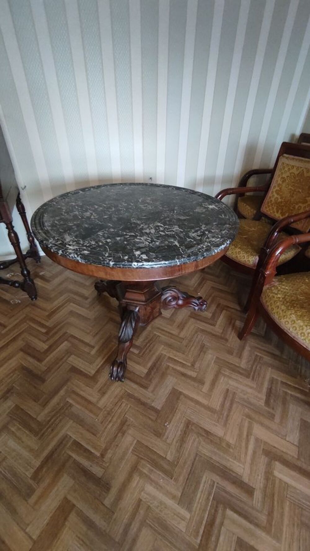 Table gu&eacute;ridon Napol&eacute;on III Meubles