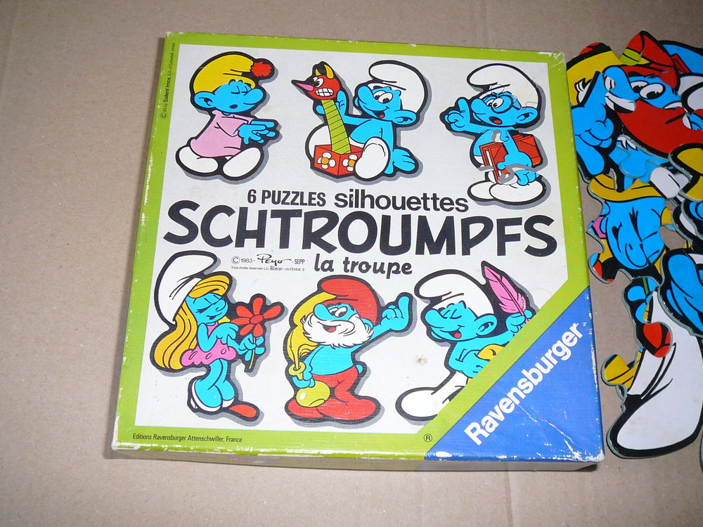 Puzzles SCHTROUMPFS (vintage) Jeux / jouets