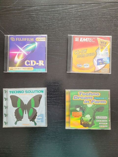 Lot de 4 CD-R Techno / Dream Music ? Compilations personnell 12 La Chapelle-d'Armentières (59)