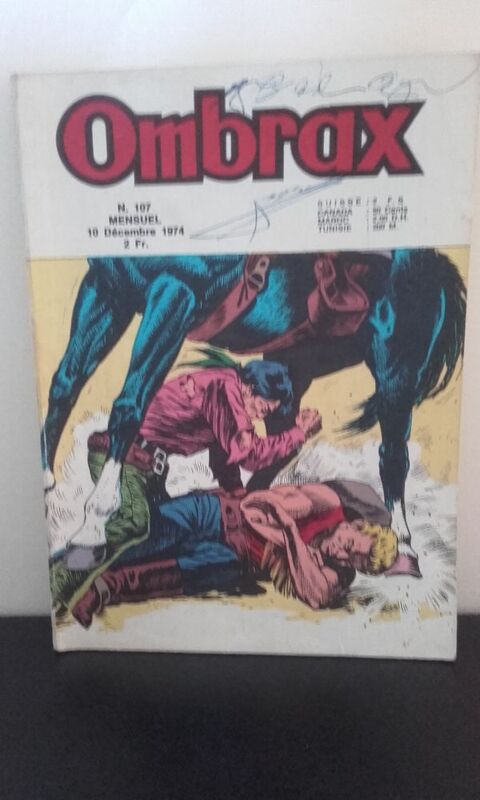 BD - Ombrax N�107 D�cembre 1974 5 Angers (49)