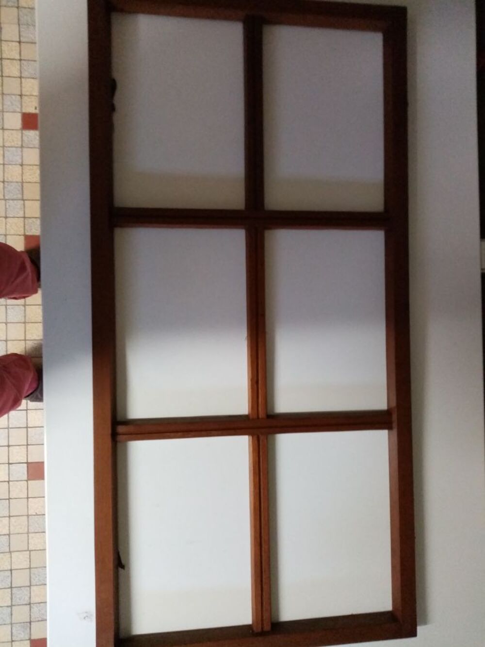 Habillage en petits carreaux fen&ecirc;tres grand vitrage Bricolage