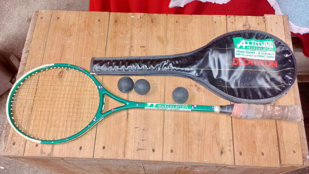 Raquette de squash d&eacute;cathlon vintage Sports