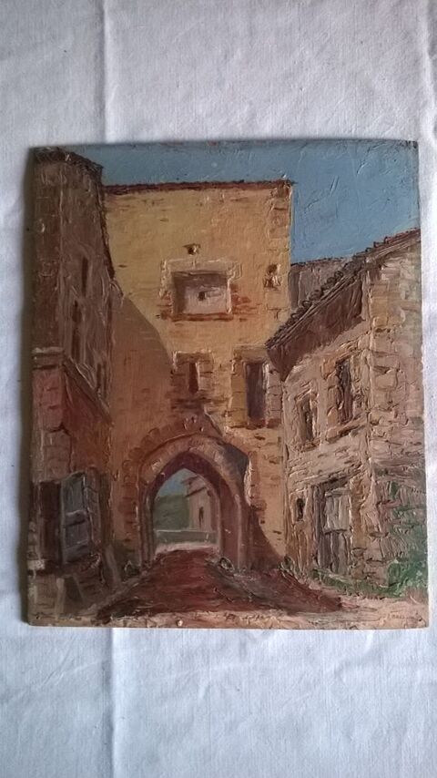 tableau porche de village 30 Chamb�ry (73)