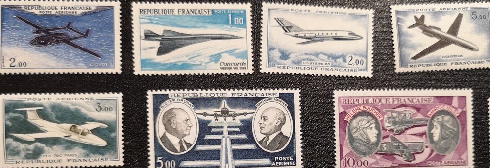 Timbres poste a&eacute;rienne du 5 au 48 neufs 