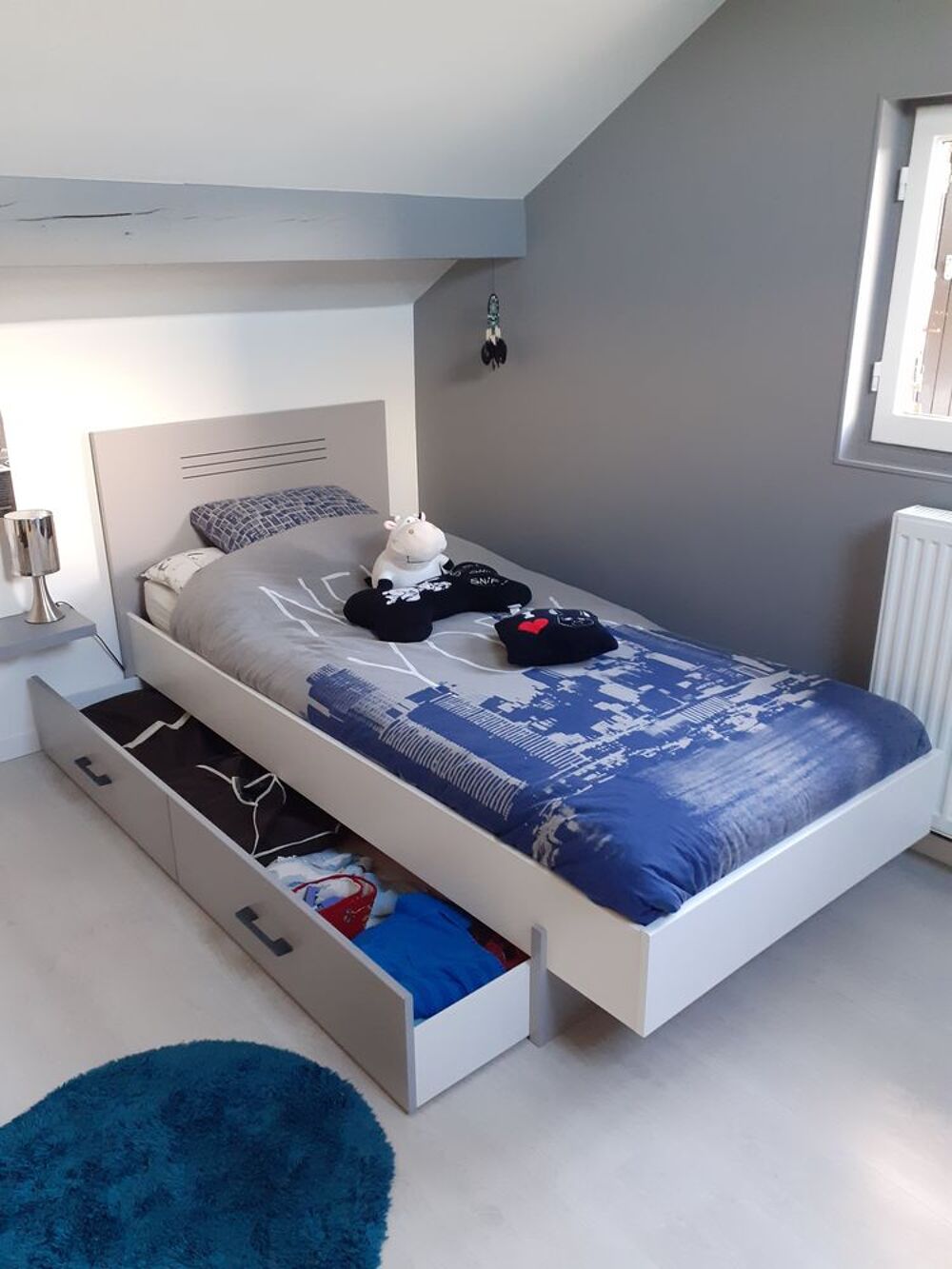 Lit enfant 90*190 avec tiroir de rangement Meubles