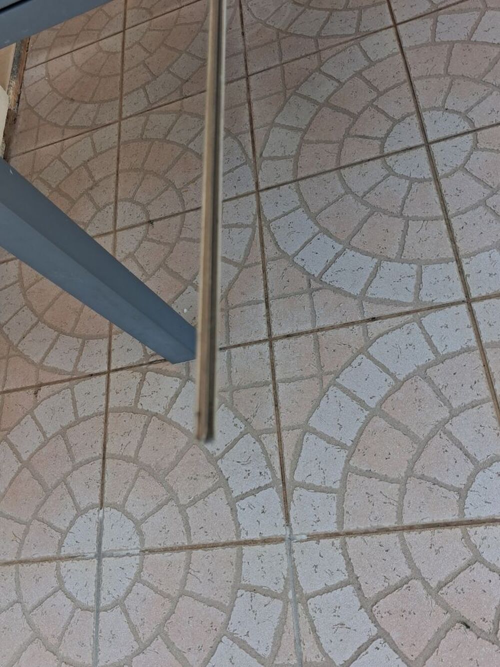 RAIL INOX pour baie vitr&eacute;e. Bricolage