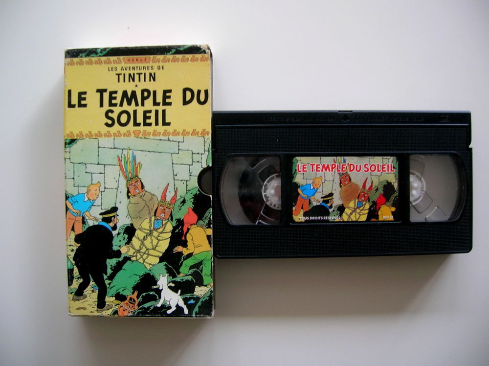 VHS TINTIN et le Temple du Soleil DVD et blu-ray