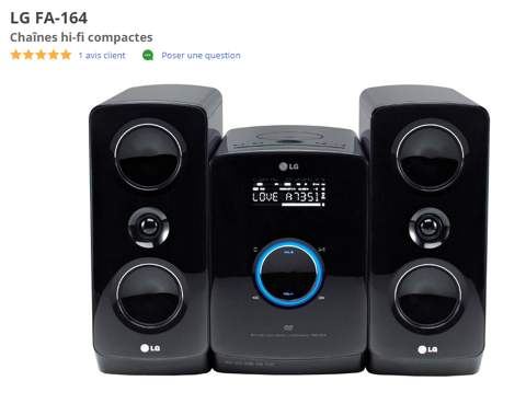 Micro chaine Hi-Fi  LG 
0 Creissan (34)