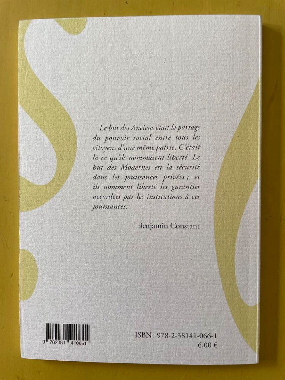 Livre De La Libert&eacute; Des Anciens Compar&eacute;e &Agrave; Celle Des Moderne Livres et BD