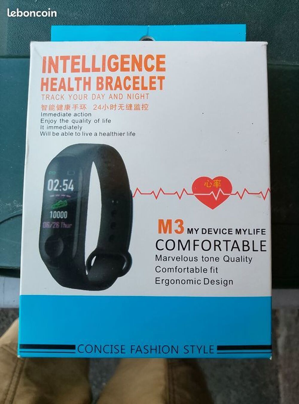 bracelet connect&eacute; M3 smart Bijoux et montres