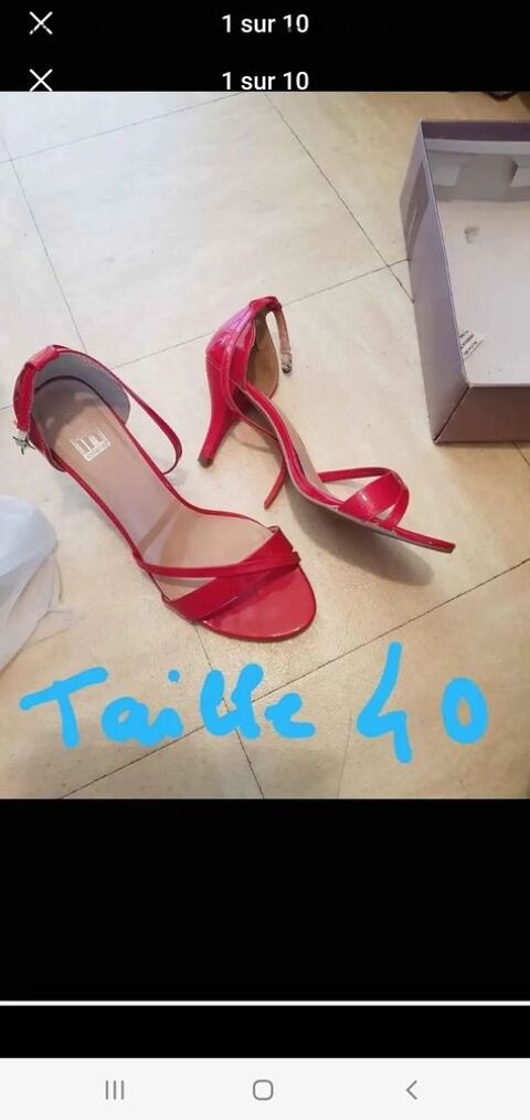 sandales rouges taille 40 10 Bron (69)