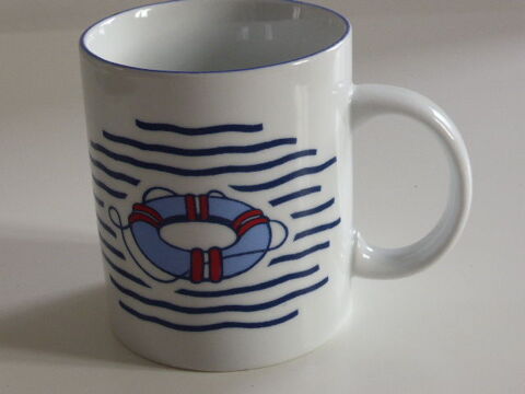 mug faïencerie Nistar  motif marin bouée 7 Rueil-Malmaison (92)